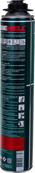 Изображение товара Пена монтажная Donewell 70 Профессиональная всесезонная (1л)
