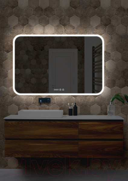 Изображение товара Зеркало Silver Mirrors Стив 120x80 / LED-00002321