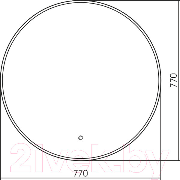 Изображение товара Зеркало Silver Mirrors Плаза Д770 / LED-00002301