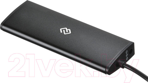 Изображение товара USB-хаб Digma HUB-4U2.0-UC-B (черный)