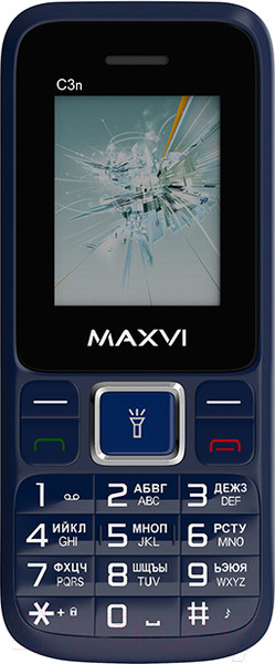 Изображение товара Мобильный телефон Maxvi С 3n (маренго)