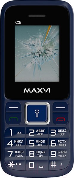 Мобильный телефон Maxvi C 3i (маренго)