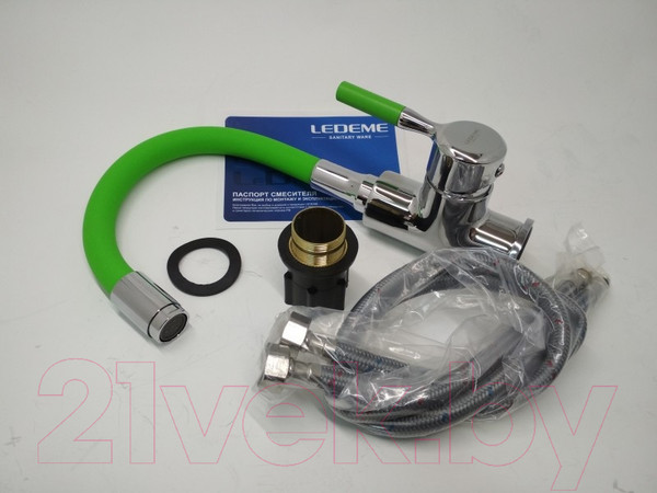 Изображение товара Смеситель Ledeme L1399-5 (зеленый)