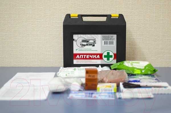 Изображение товара Аптечка автомобильная Лайтфарм В футляре