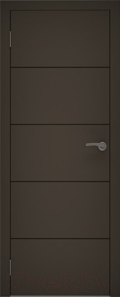 Изображение товара Дверь межкомнатная Юни Эмаль ПГ 11 80x200 (графит)