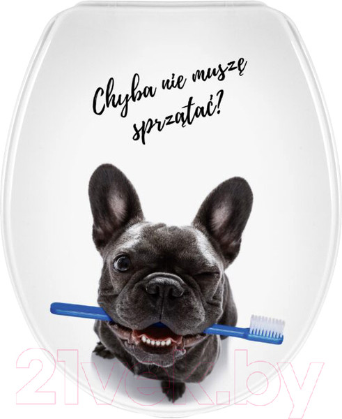 Изображение товара Сиденье для унитаза Bisk Iris Foto Пес 07990