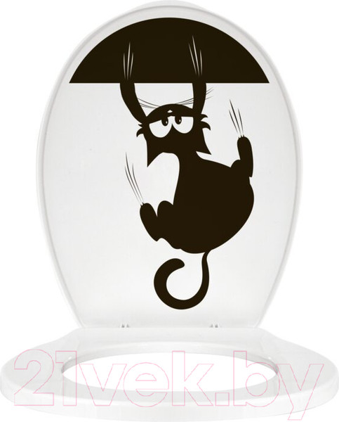 Изображение товара Сиденье для унитаза Bisk Iris Foto Кот 07992