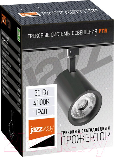 Изображение товара Трековый светильник JAZZway 5010666 (черный)