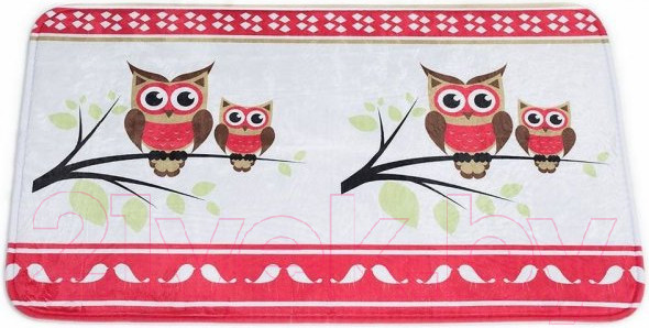 Изображение товара Коврик для ванной Aquanet 202339 (совы)