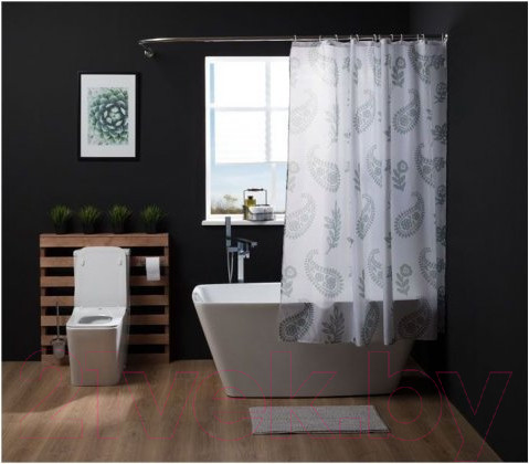 Изображение товара Шторка-занавеска для ванны Aquanet Огурцы SC4106A / 202331