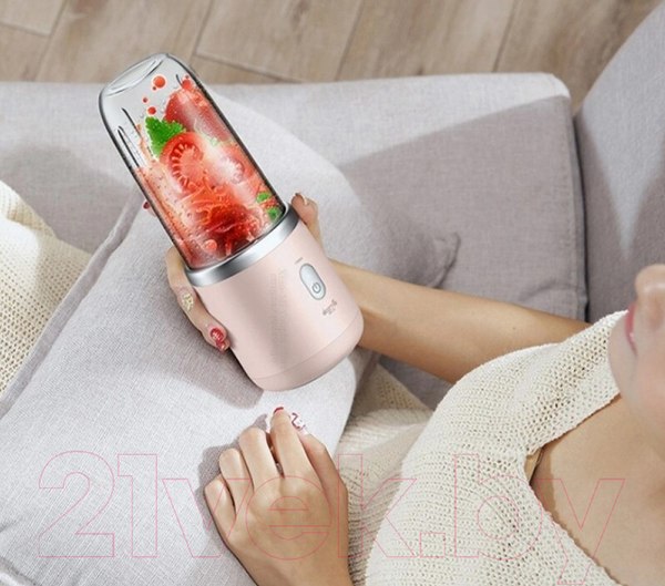 Изображение товара Блендер для смузи Deerma DEM-NU05 (Pink)