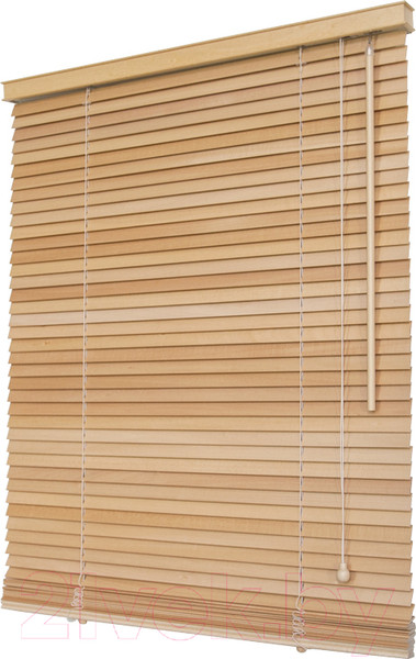 Изображение товара Жалюзи горизонтальные АС МАРТ 25-32 120x200 (натуральное дерево)
