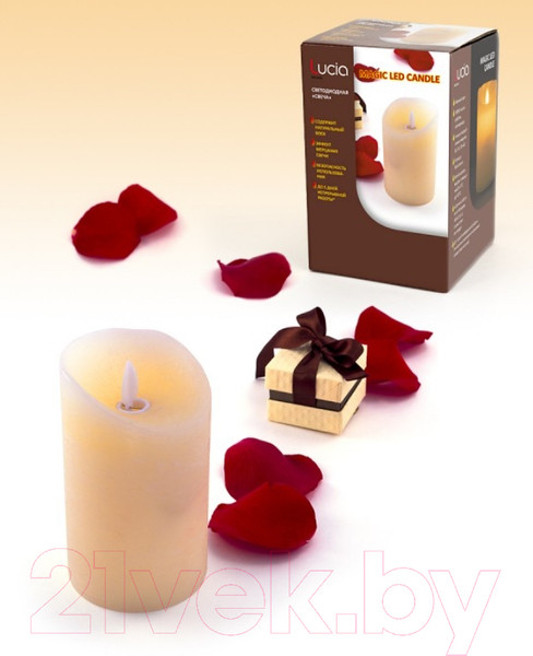 Изображение товара Декоративное освещение Лючия Свеча 007-12 (слоновая кость)