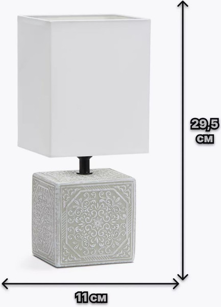 Изображение товара Прикроватная лампа Лючия Пьемонт 505 (серо-белый/белый)