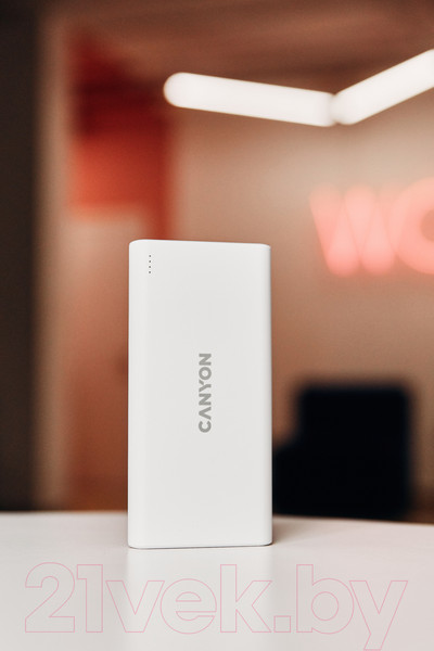 Изображение товара Портативное зарядное устройство Canyon PB-106 / CNE-CPB1006W