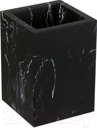 Изображение товара Стакан для зубной щетки и пасты Perfecto Linea 35-000013 (черный)