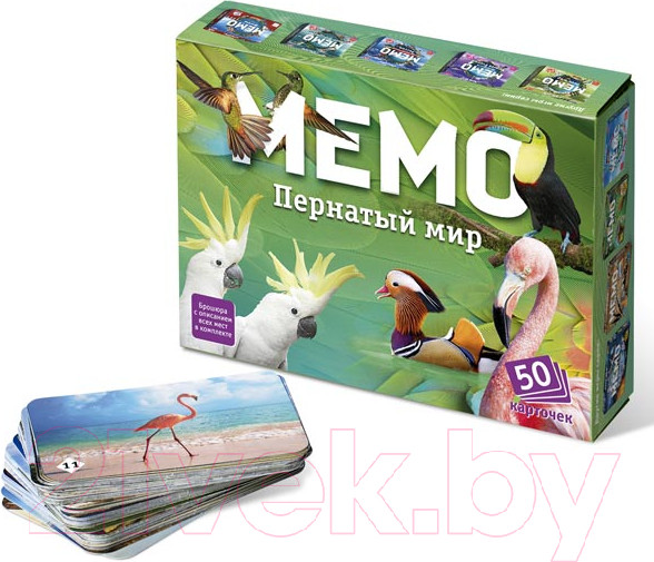 Изображение товара Настольная игра Нескучные игры Мемо Пернатый мир / 7952