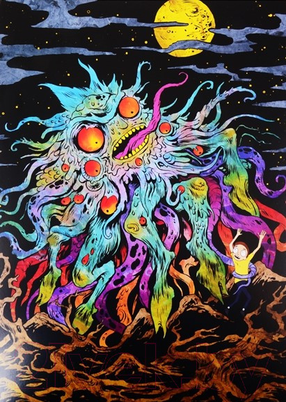 Изображение товара Постер-бук Эксмо Рик и Морти