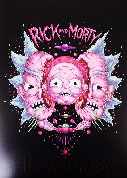 Изображение товара Постер-бук Эксмо Рик и Морти