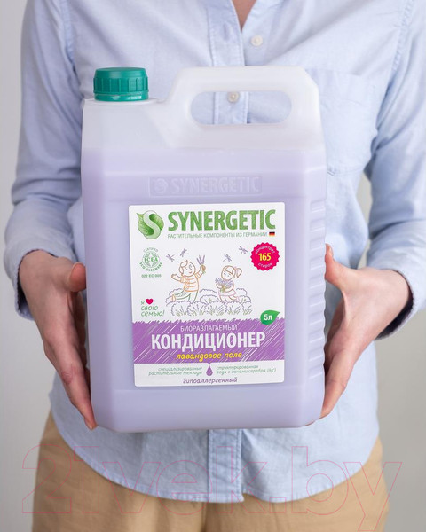 Изображение товара Кондиционер для белья Synergetic Биоразлагаемый Лавандовое поле (5л)