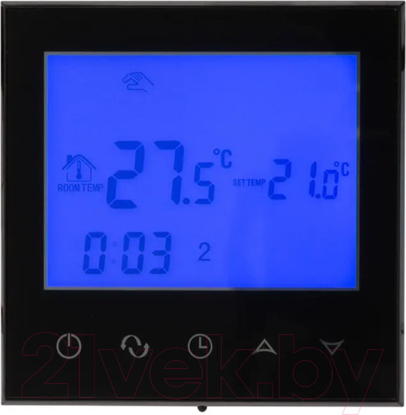 Изображение товара Терморегулятор для теплого пола Rexant 51-0591 Wi-Fi (черный)