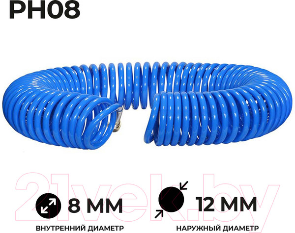 Изображение товара Шланг для компрессора Skiper PH08 (20м)