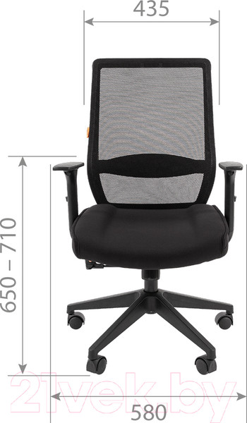 Изображение товара Кресло офисное Chairman 555 LT (TW черный)