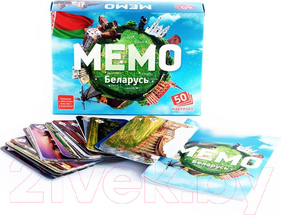 Изображение товара Настольная игра Нескучные игры Мемо Беларусь / 7953