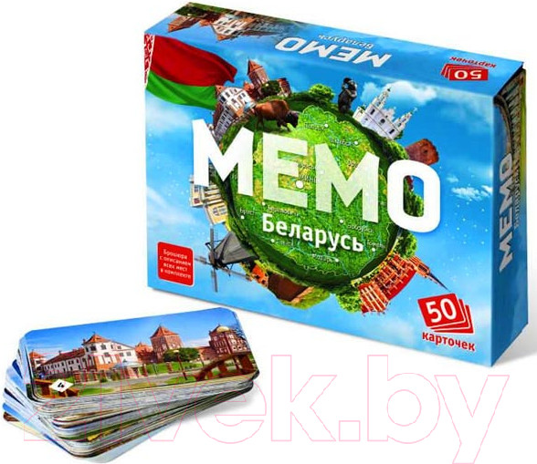Изображение товара Настольная игра Нескучные игры Мемо Беларусь / 7953