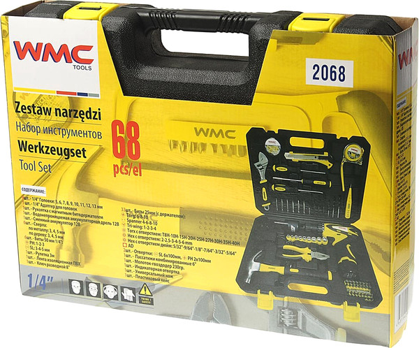 Изображение товара Универсальный набор инструментов WMC Tools 2068(48158)