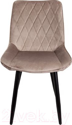 Изображение товара Стул AksHome Nika (бежевый велюр HLR-08/черный)