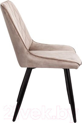 Изображение товара Стул AksHome Nika (бежевый велюр HLR-08/черный)