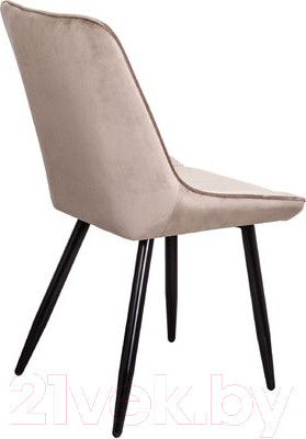 Изображение товара Стул AksHome Nika (бежевый велюр HLR-08/черный)