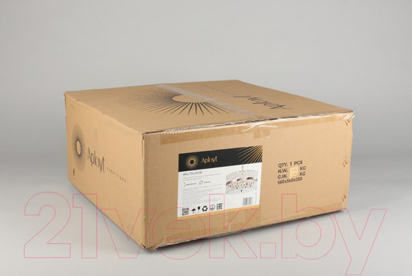 Изображение товара Люстра Aployt Toinet APL.734.06.06