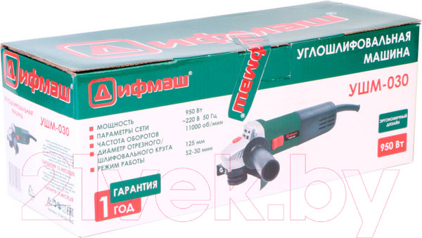 Изображение товара Угловая шлифовальная машина Дифмаш УШМ-030 (01041030)