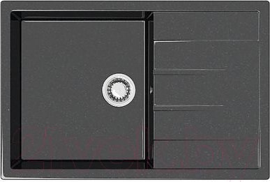 Изображение товара Мойка кухонная Berge BG-7603 (черный глянцевый)