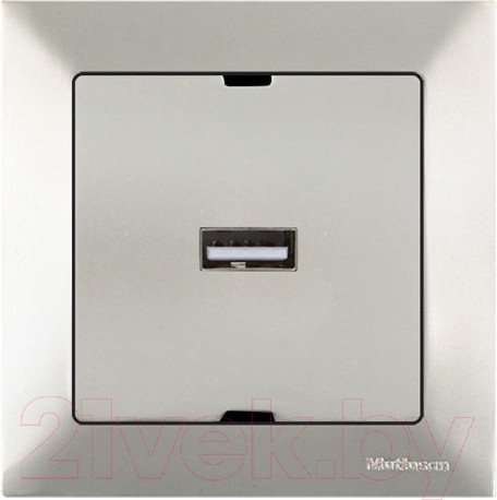 Изображение товара Розетка Mutlusan Daria 2120 448 0183 (титан)