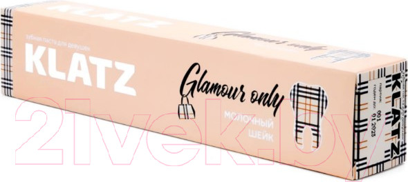 Изображение товара Зубная паста Klatz Glamour Only Молочный шейк (75мл)