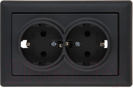 Изображение товара Розетка Mutlusan Daria 2120 202 0284 (черный)