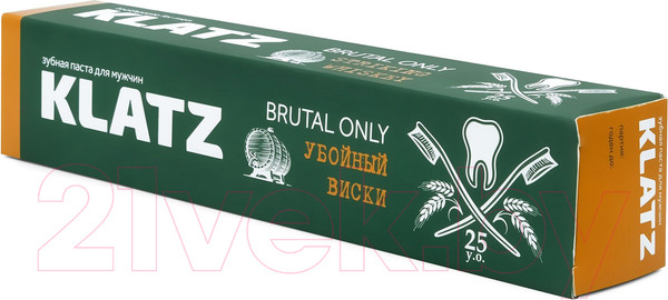 Изображение товара Зубная паста Klatz Brutal Only Убойный виски (75мл)