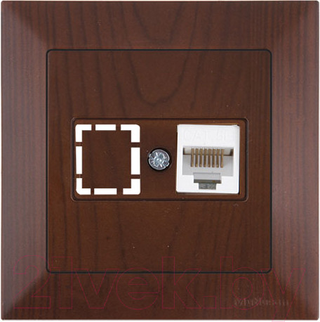 Изображение товара Розетка Mutlusan Daria 2120 136 0157 (орех)