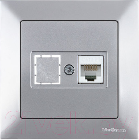 Изображение товара Розетка Mutlusan Daria 2120 136 0182 (серебристый)
