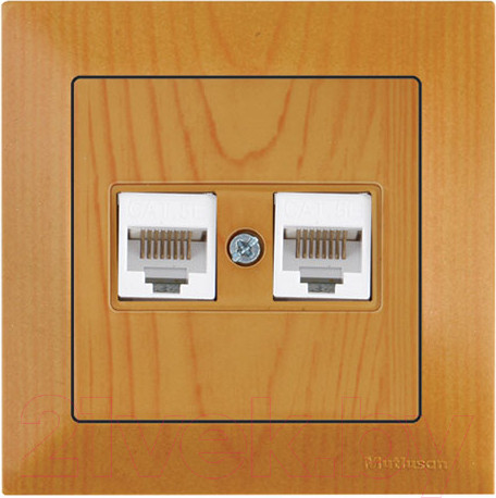 Изображение товара Розетка Mutlusan Daria 2120 138 0158 (дуб)