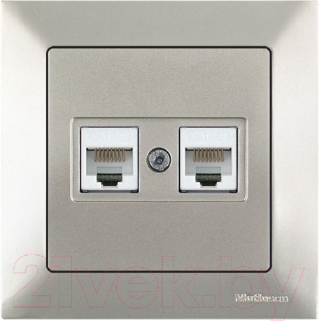 Изображение товара Розетка Mutlusan Daria 2120 138 0183 (титан)