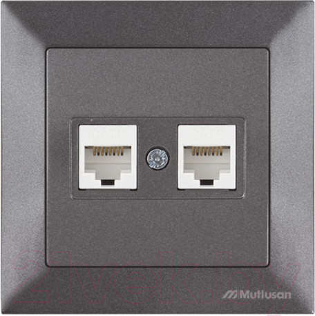 Изображение товара Розетка Mutlusan Daria 2120 141 0195 (дымчатый)