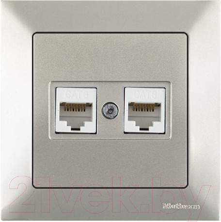 Изображение товара Розетка Mutlusan Daria 2120 141 0183 (титан)