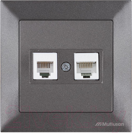 Изображение товара Розетка Mutlusan Daria 2120 139 0195 (дымчатый)