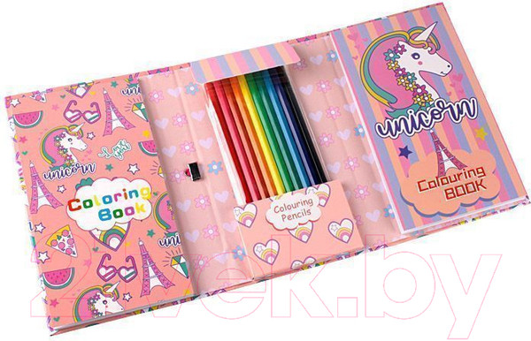 Изображение товара Раскраска Darvish С карандашами / DV-12972