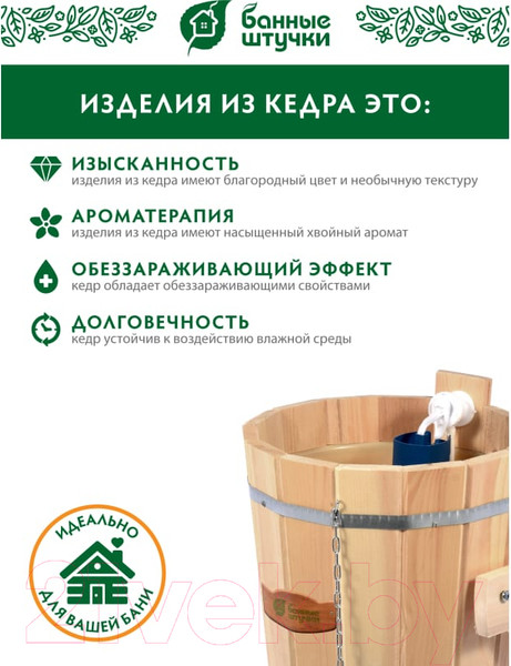 Изображение товара Обливное устройство Банные Штучки Русский душ / 33203