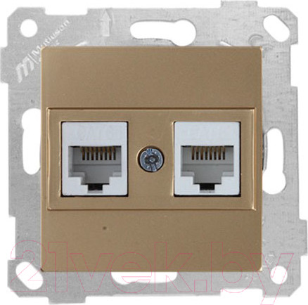 Изображение товара Розетка Mutlusan Rita 2200 141 0180 (золото)